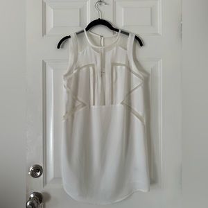 Silence & Noise High Necked Sheer Cutout Dress